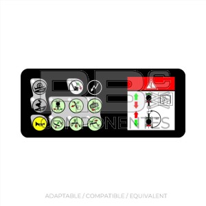UPPER FUNCT. DECAL FOR ARTICUL. ELECTRIC 12/15 IP