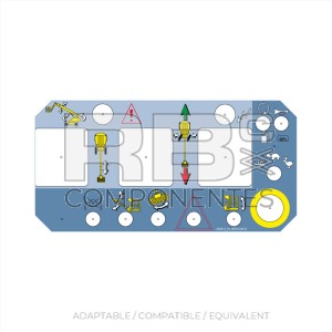 FUNCTION DECAL FOR TELESCOPIC DIESEL TPX LAST GEN.