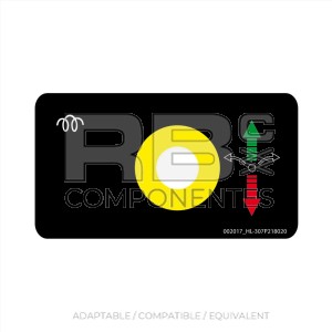 TRACT DIRECT/EMERG STOP DECAL FOR DIESEL SCISSORS