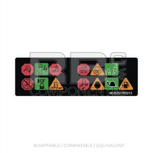 UPPER DECAL DISPLAY (OLD)-450 AJ II - 510 AJ