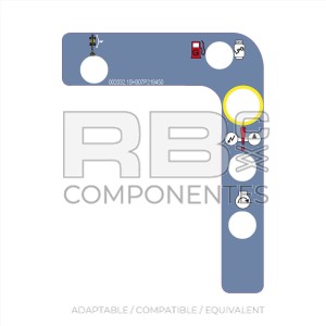 DECAL UPPER CONTROL RIGHT SIDE FOR TELESC. H43TPX