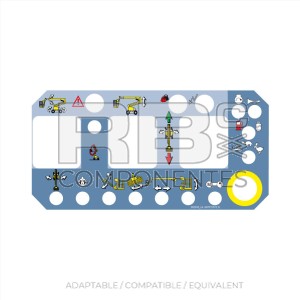 FUNCTION DECAL FOR DIESEL ARTIC. 260 PX BLUE