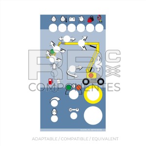 LOWER CONTROLS DECAL HL