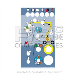 LOWER CONTROLS DECAL HL