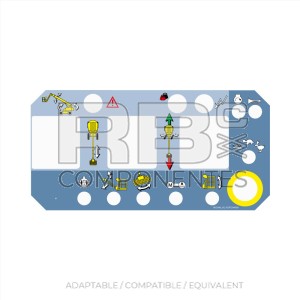UPPER CONTROLS DECAL 14/21TX-16/23/25TPX