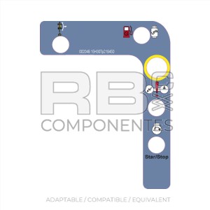 UPPER CONTROLS DECAL-RIGHT SIDE