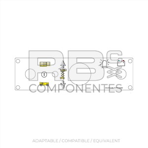 LOWER BOX DECAL FOR ELECTRIC SCISSORS (OPTIMUM)