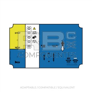 DECAL CONTROL BOX  AD/CO/EQ IT 83706002
