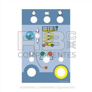 LOWER CONTROLS DECAL  12/15/18SX