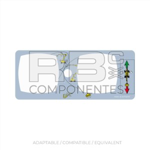 STICKER CONTROL BOX - 41PXNT
