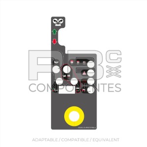 UPPER CONTROL BOX DECAL FOR HL STAR8S AND STAR13
