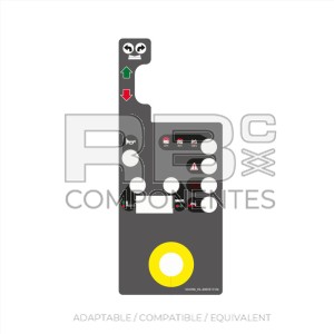 UPPER CONTROL BOX DECAL FOR STAR6/JCP/PICKING AND STAR 13
