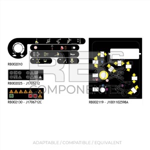 COMPLETE DECALS KIT FOR JLG PLATFORMS 510AJ /450J