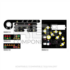 COMPLETE DECAL KIT COMPATIBLE JL 600A/AJ (OLD)