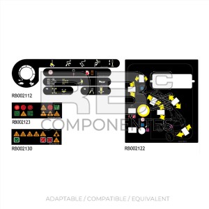 COMPLETE DECALS KIT FOR JL PLATFORMS 660S/SJ.