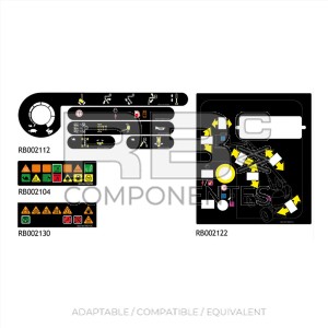 COMPLETE DECAL KIT COMPATIBLE WITH JL 600S/SJ (OLD)