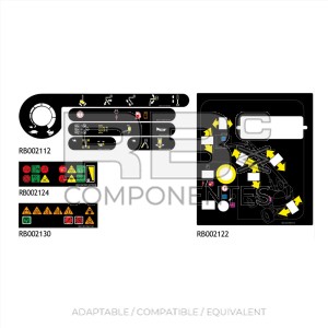 COMPLETE DECALS KIT FOR JL  PLATFORMS 800S/860SJ.