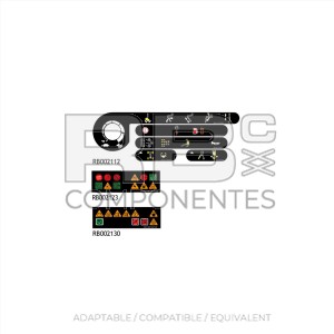 DECAL KIT COMPATIBLE WITH JL 800A/AJ (NEW)