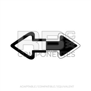 JL INFORMATIVE DECAL OF BOOM DIRECTION FOR DIESEL