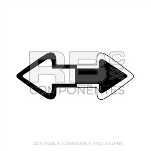 JL INFORMATIVE DECAL OF BOOM DIRECTION FOR DIESEL