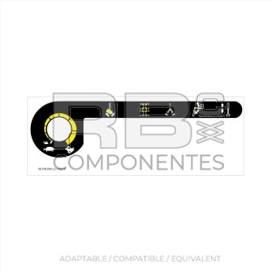 UPPER CONTROLS DECAL FOR JL1350JP