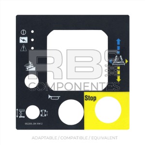 FUNCTION DECAL FOR ELECTRIC SCISSORS.