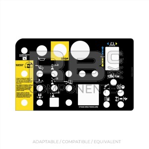 FUNCTION DECAL FRENCH  AD/CO/EQ GE 72095FRGT