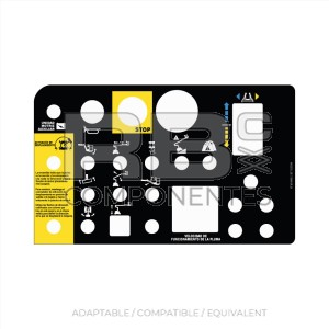 FUNCTION DECAL SPANISH AD/CO/EQ GE 72081SPGT