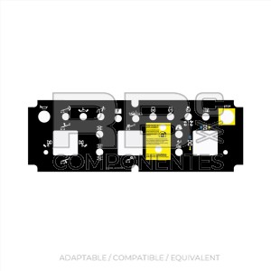 FUNCTION DECAL FOR 23 AND 25 METER TELESCOPIC DIES