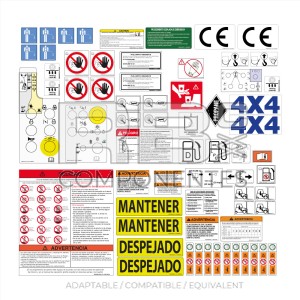 DECAL KIT AD/CO/EQ SJ 6826 / 6832