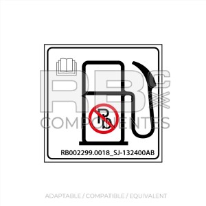 DECAL UNLEADED FUEL ONLY AD/CO/EQ SJ 132400