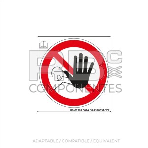 DECAL KEEP CLEAR AD/CO/EQ SJ 139855