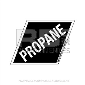 DECAL PROPANE AD/CO/EQ SJ 120390
