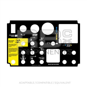 DECAL ENGLISH UPP CONTROL BOX AD/CO/EQ GE 35583GT