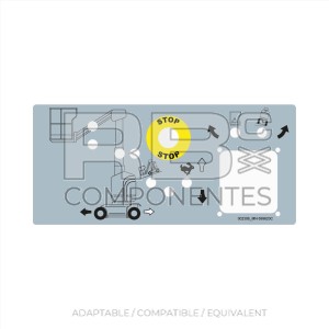 STICKER KIT UPPER CONTROL BOX MAN