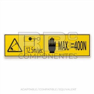 ADH SNB 104010100015 MAX 12,5M/S 400N 300x75mm