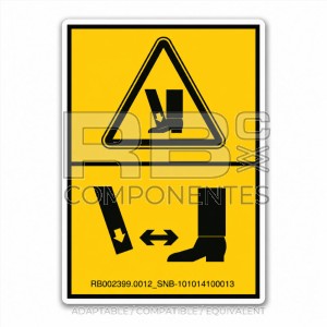 ADH. SNB 101014100013 RIESGO APLAST. PIES 50x75mm