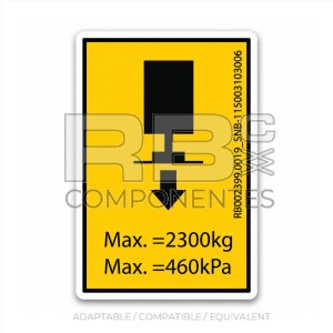 ADH. SNB 115003103006 CARGA MAX 2300KG 50x75mm