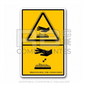ADH. SNB 102004100003 SUPERFICIE CALIENTE 55x80mm