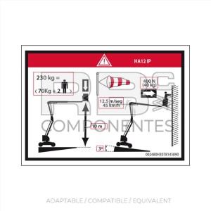 HEIGHT PLATFORM DECAL+LOAD
