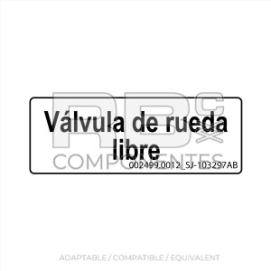 COMPATIBLE DECAL  REF. SJ 103297AB