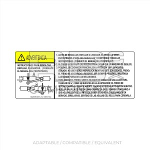 COMPATIBLE DECAL  REF. SJ 106515AC