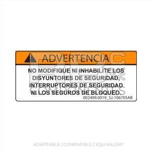 DECAL AD/CO/EQ SJ 106705AB