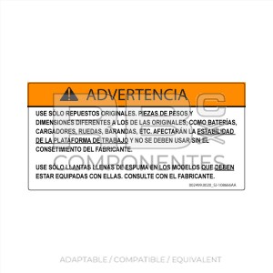 COMPATIBLE DECAL  REF. SJ 108666AA