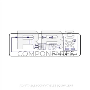 COMPATIBLE DECAL  REF. SJ 110334AB