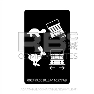 COMPATIBLE DECAL  REF. SJ 116577