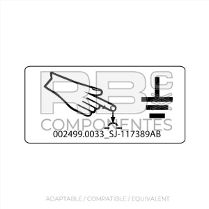 COMPATIBLE DECAL  REF. SJ 117389AB
