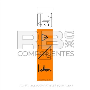 COMPATIBLE DECAL  REF. SJ. 126057AA