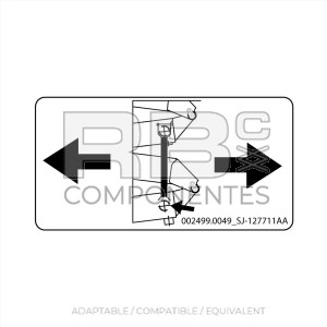 COMPATIBLE DECAL  REF. SJ. 127711AA