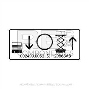 COMPATIBLE DECAL  REF. SJ. 129868AB